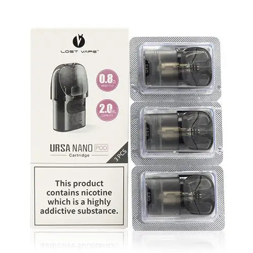 Lost Vape Ursa Nano Pods 3 Pack | 1.0/1.2/V2 0.8 | 9 Avalanche Vapes Lost Vape Ursa Nano Pods 3 Pack | 1.0/1.2/V2 0.8 | 9 Avalanche Vapes