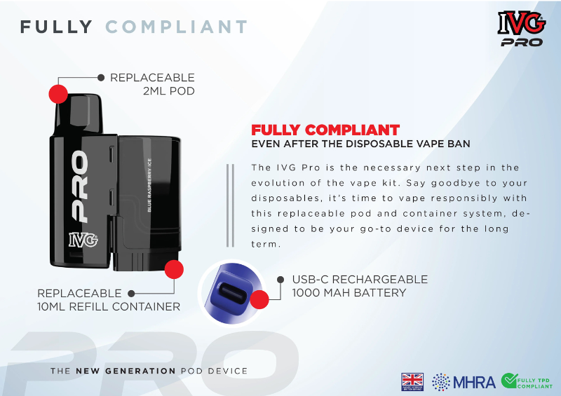 IVG Pro 12 Prefilled Kit (£8 or any 3 for £20)