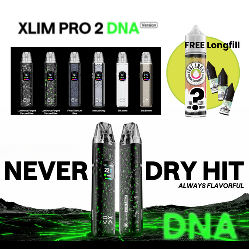 OXVA XLIM Pro 2 DNA Kit + FREE Longfill (£32)