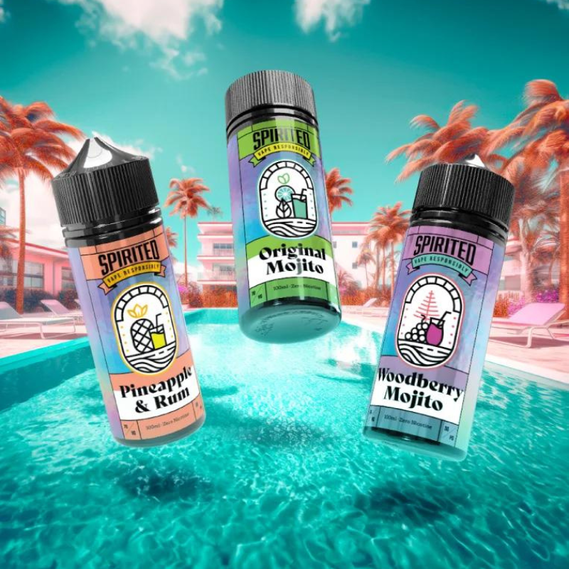 Spirited 100ml + 2 Nics £3