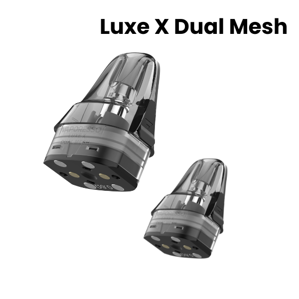 Vaporesso Luxe X Dual Mesh Pods 2 Pack | 0.4/0.6 | 5.50 Avalanche Vapes Vaporesso Luxe X Dual Mesh Pods 2 Pack | 0.4/0.6 | 5.50 Avalanche Vapes