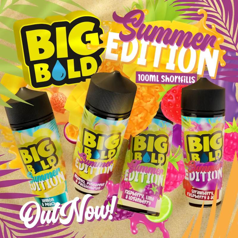 Big Bold  100ml + 2 Nics £10