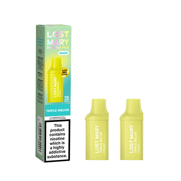 Lost Mary BM600 Mini Prefilled PODS (£4 or Box of 10 £32)