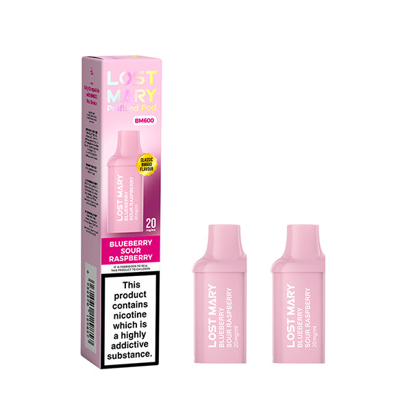 Lost Mary BM600 Mini Prefilled PODS (£4 or Box of 10 £32)