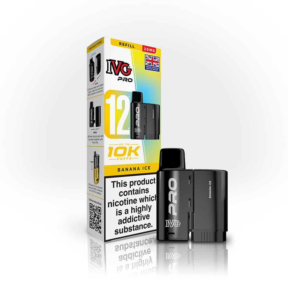IVG Pro 12 Prefilled PODS 20mg (£5)