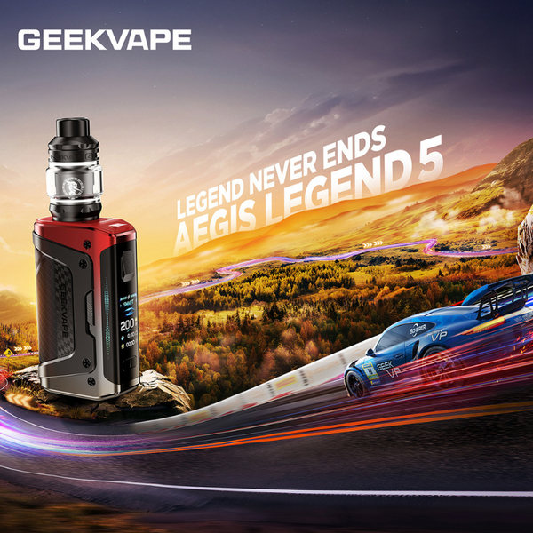 Geekvape Aegis Legend 5 Kit | Dual 18650 | 200W | 52  Avalanche Vapes
