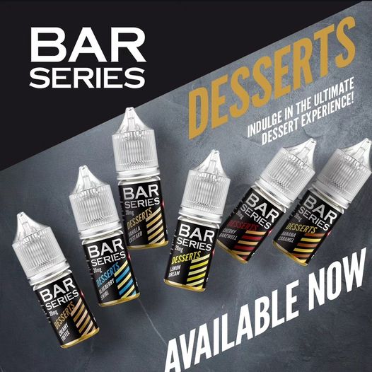 Bar Series Desserts Nic Salt | 10mg/20mg | 2 for 10ml  Avalanche Vapes