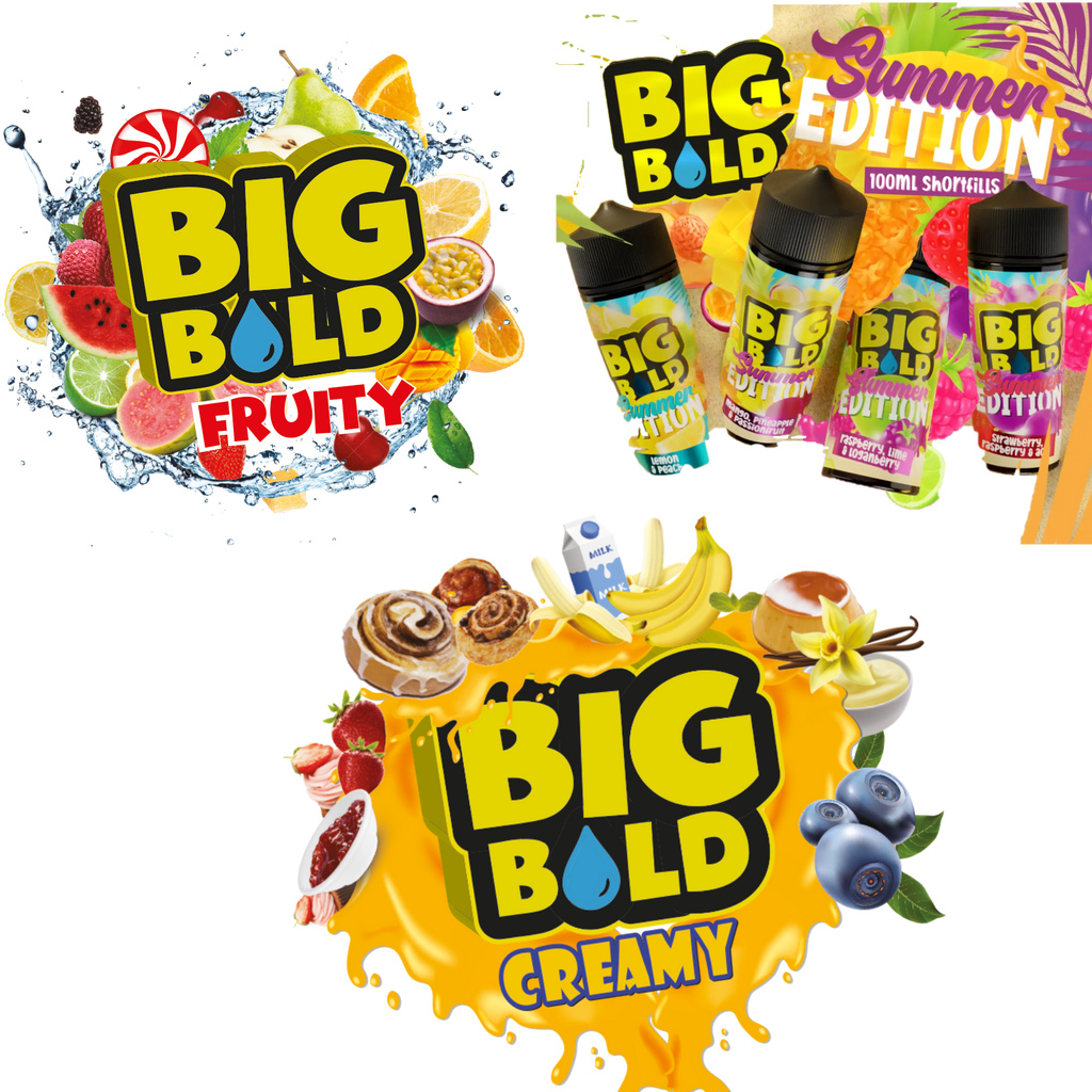 Big Bold  100ml + 2 Nics £10