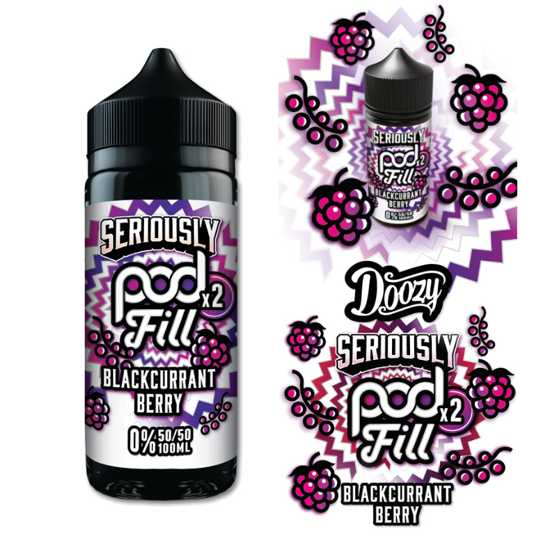 Seriously Pod Fill X2 100ml 50/50 + 2 Nics £7
