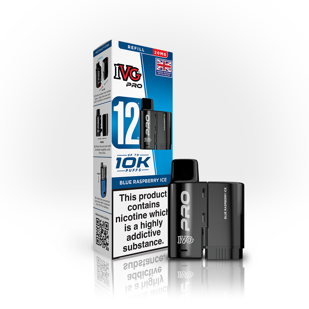 IVG Pro 12 Prefilled PODS 20mg (£5)