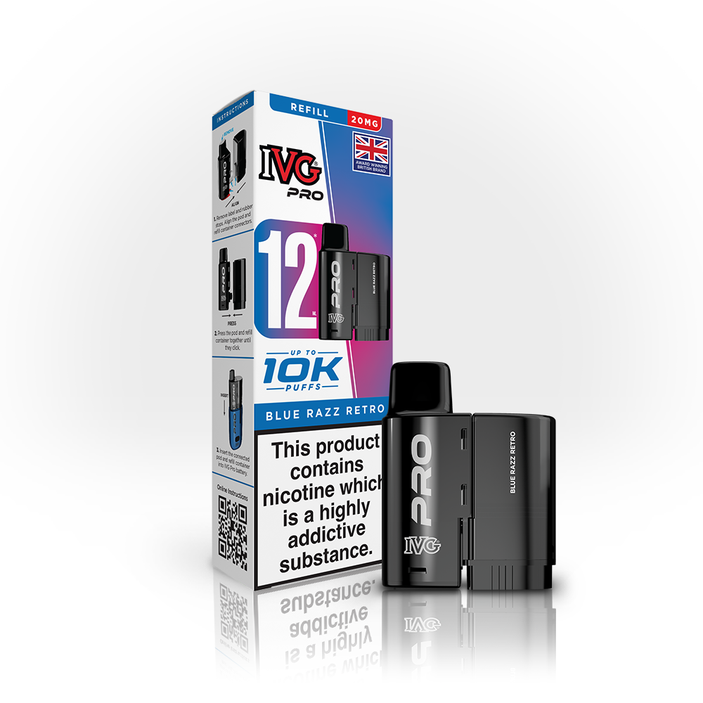 IVG Pro 12 Prefilled PODS 20mg (£5)