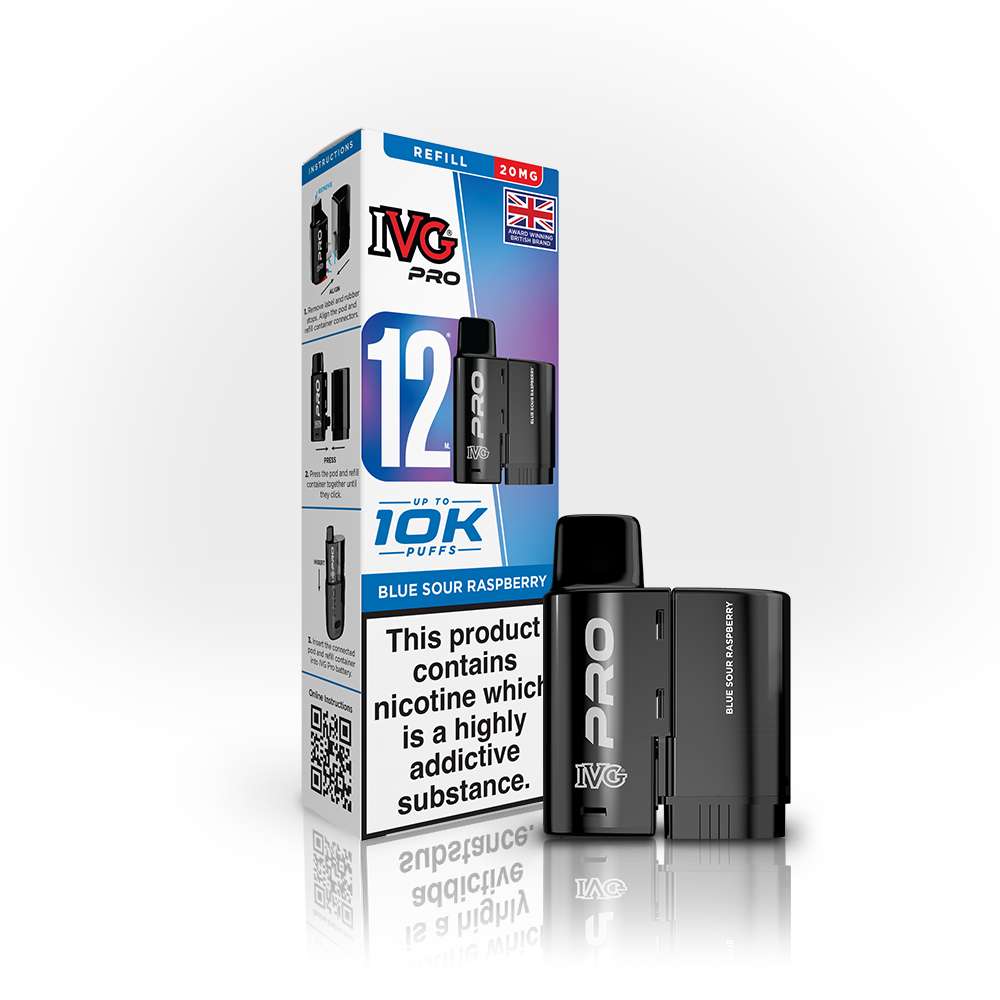 IVG Pro 12 Prefilled PODS 20mg (£5)