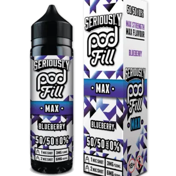 Seriously Pod Fill Max 50/50 40ml + 1 Nic £6