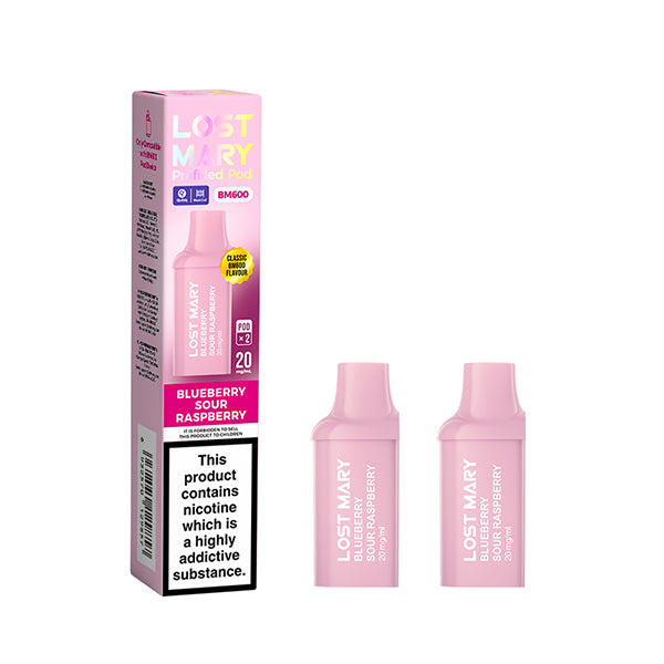 Lost Mary BM600 Mini Prefilled PODS (£4 or Box of 10 £32)