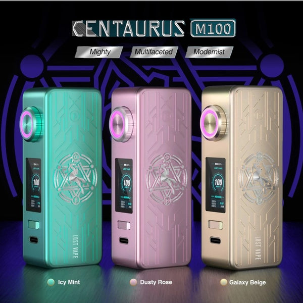 Lost Vape Centaurus M100 Mod | Single 18650/21700 | 100W