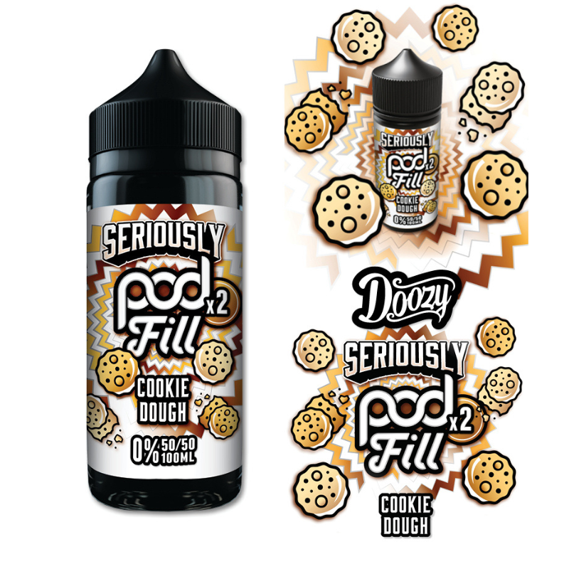 Seriously Pod Fill X2 100ml 50/50 + 2 Nics £7