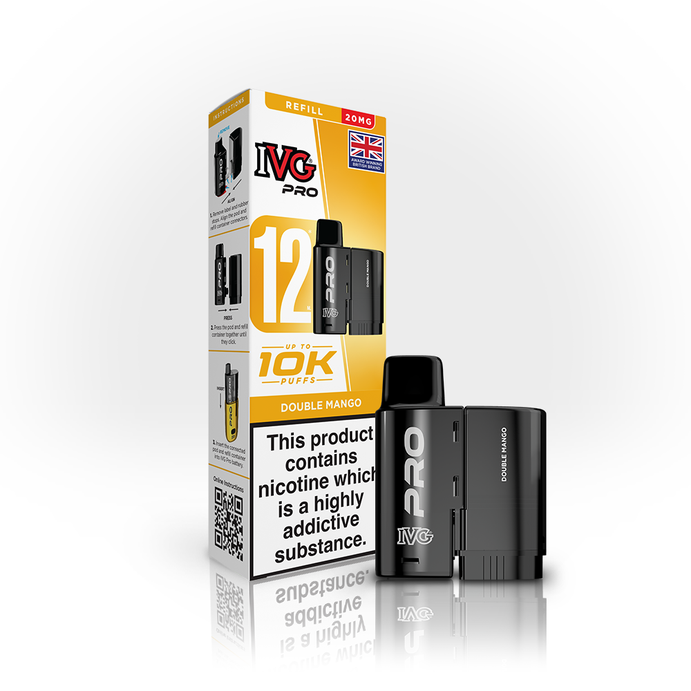 IVG Pro 12 Prefilled PODS 20mg (£5)