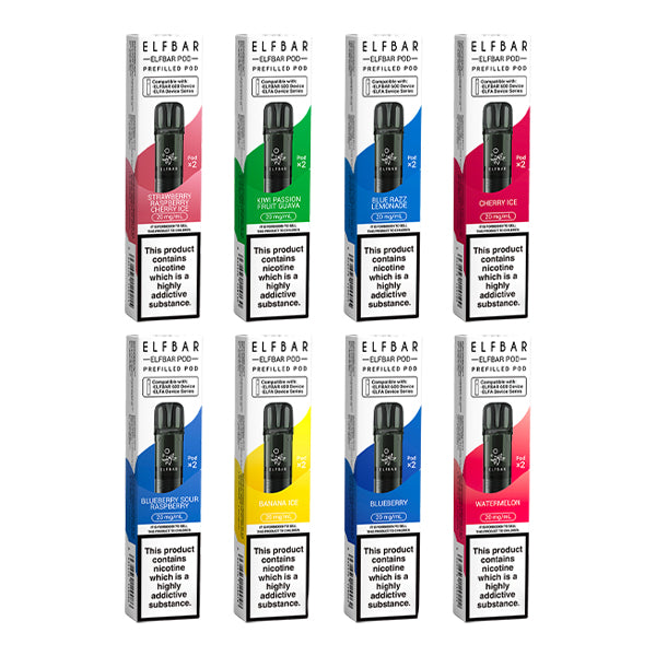 ElfBar 600 Prefilled PODS (£4 or Box of 10 £32)