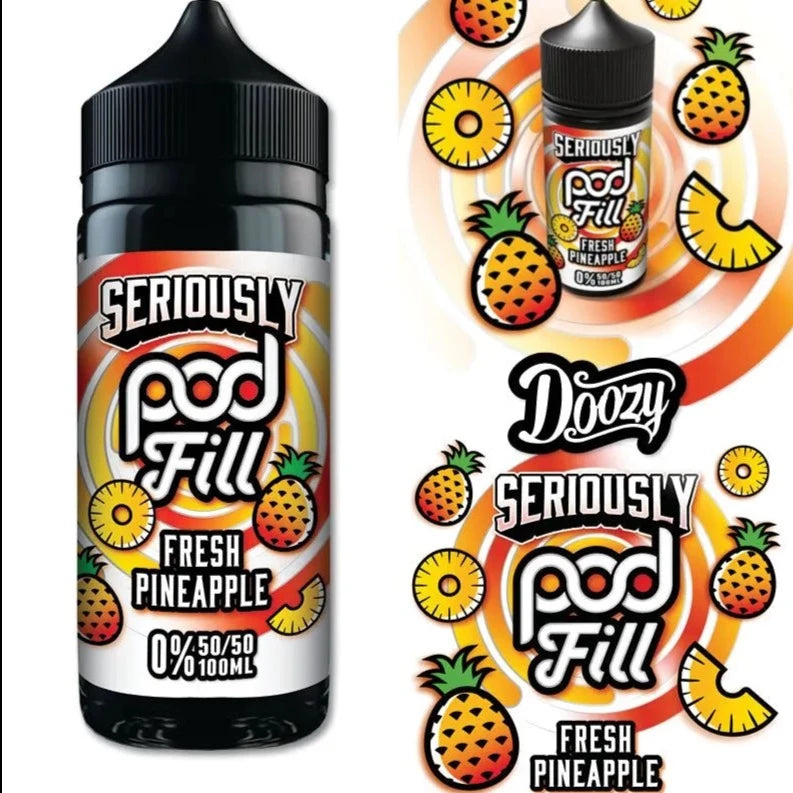 Seriously Pod Fill 50/50 100ml + 2 Nics £7
