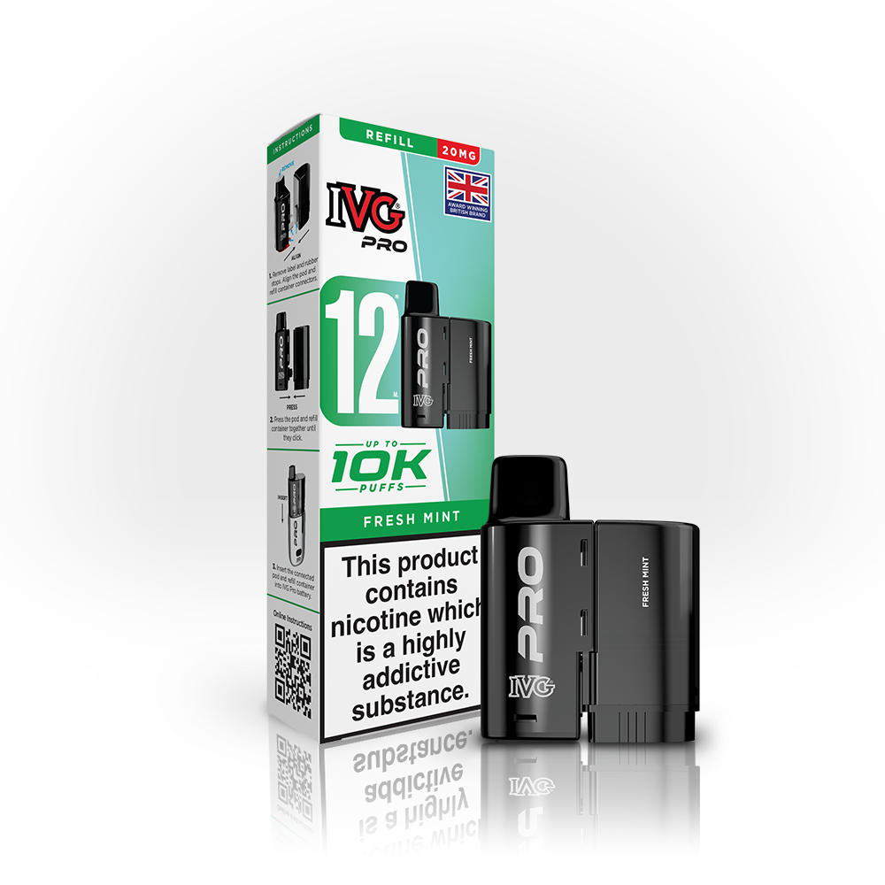 IVG Pro 12 Prefilled PODS 20mg (£5)