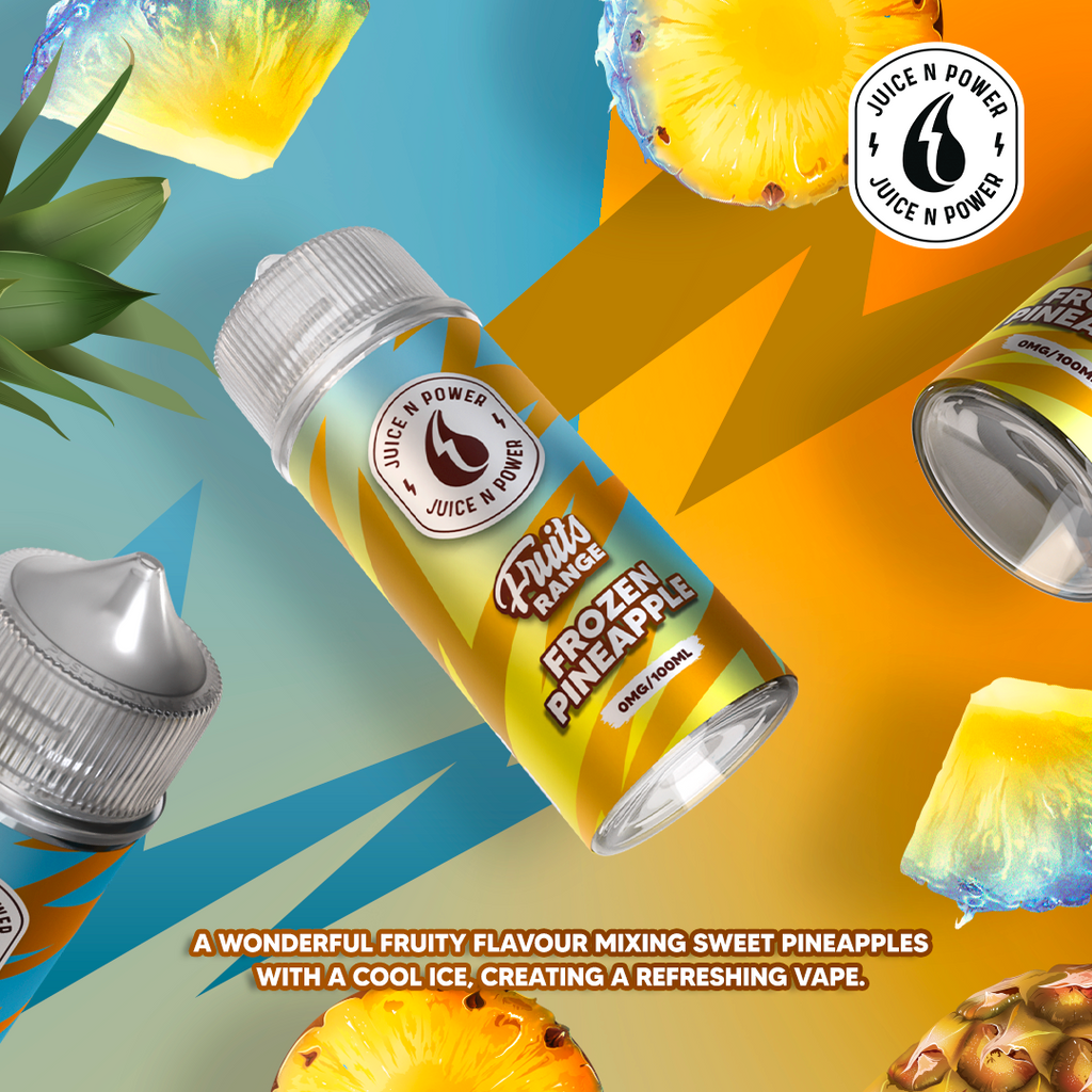 Juice N Power Fruits range 100ml + 2 Nics