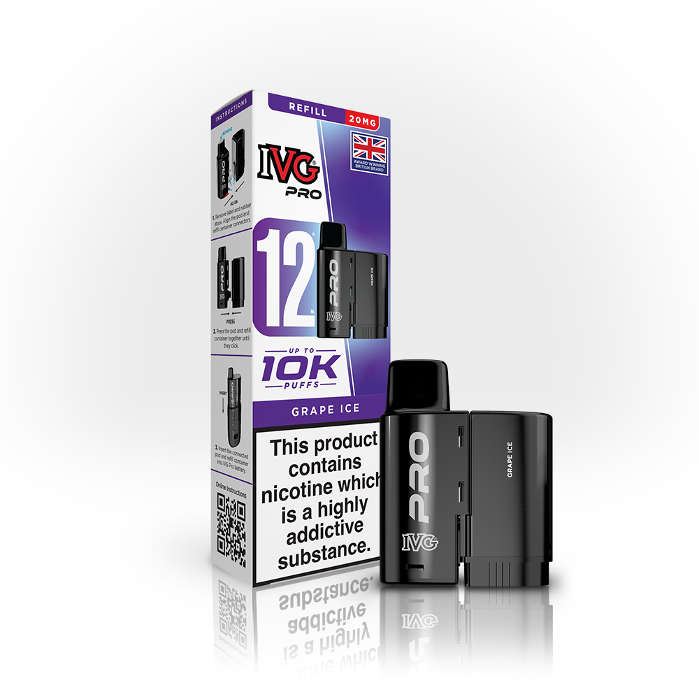 IVG Pro 12 Prefilled PODS 20mg (£5)