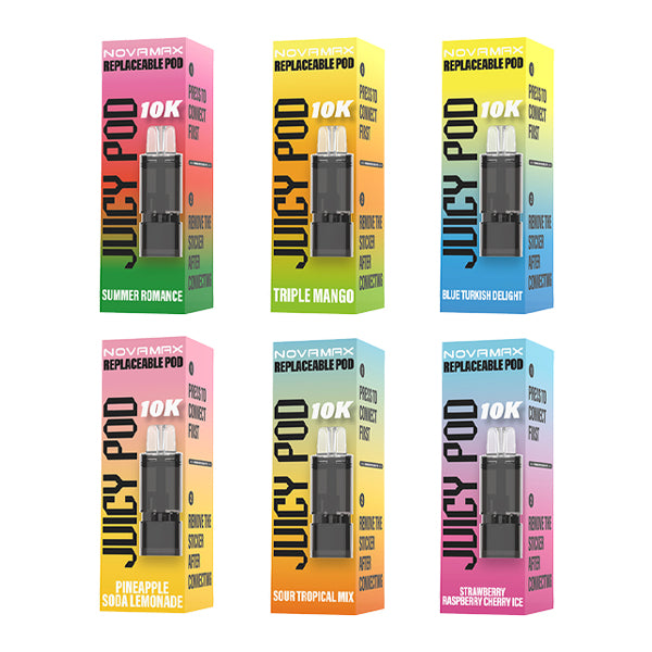 Juicy Pod NovaMax 10K Prefilled PODS (£5)