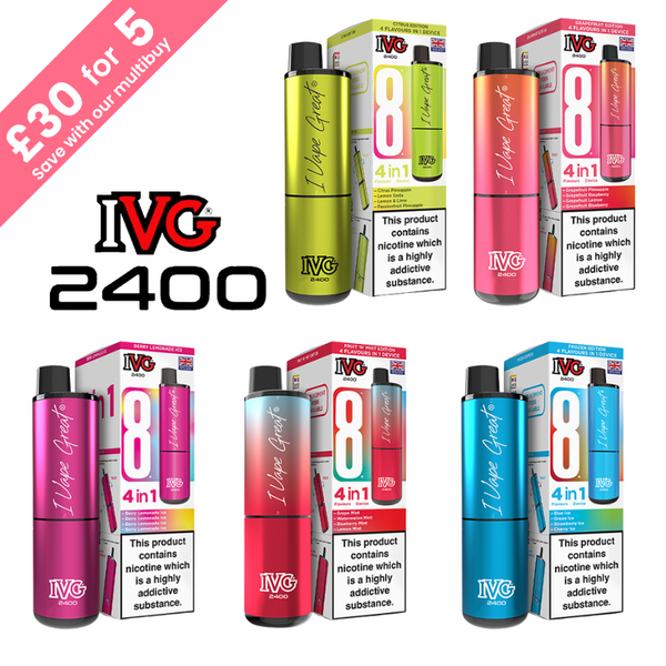 vape 4 in 1 flavours IVG Air 4 in 1 Vape Kit – Ecigwizard