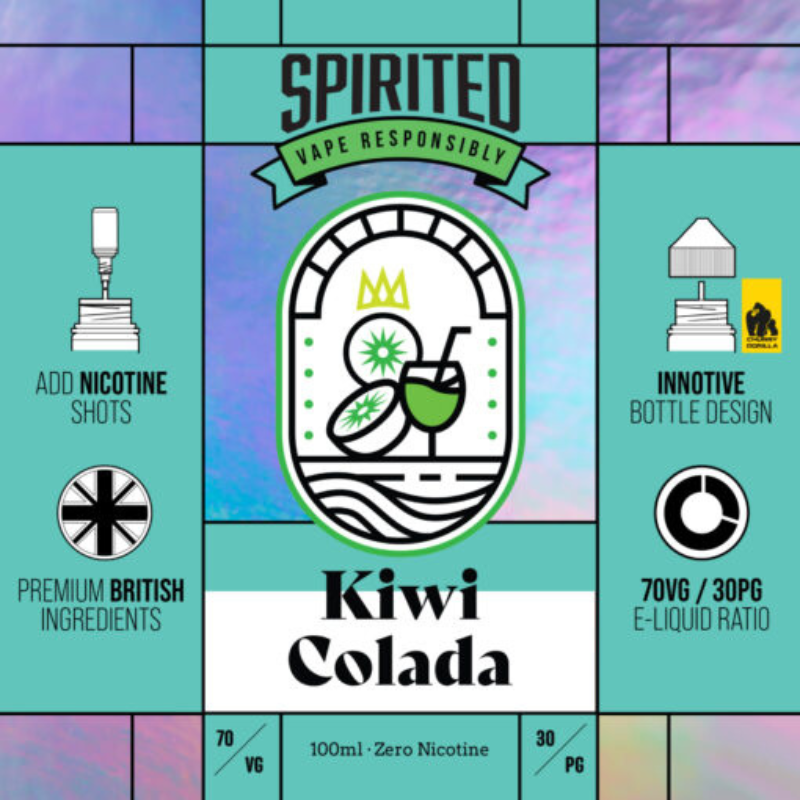 Spirited 100ml + 2 Nics £3