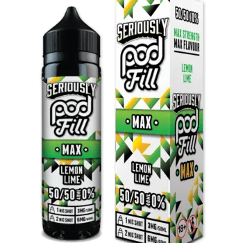 Seriously Pod Fill Max 50/50 40ml + 1 Nic £6