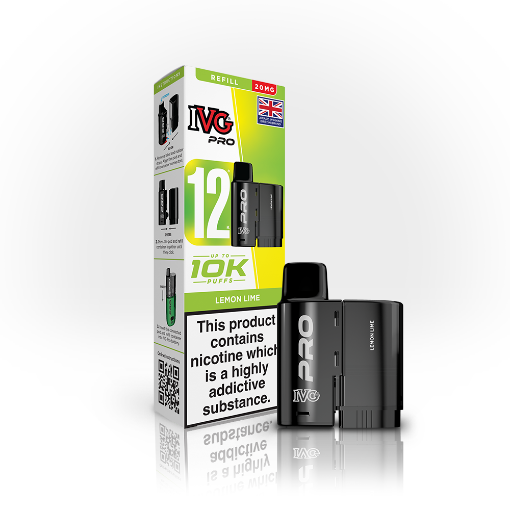 IVG Pro 12 Prefilled PODS 20mg (£5)