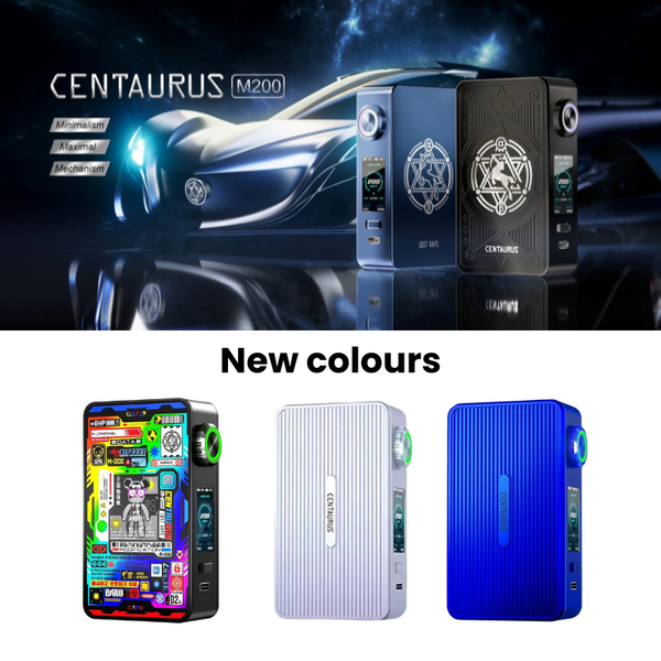 Lost Vape Centaurus M200 Box Mod | Dual 18650 | 200W | 35 Avalanche Vapes Lost Vape Centaurus M200 Box Mod | Dual 18650 | 200W | 35 Avalanche Vapes