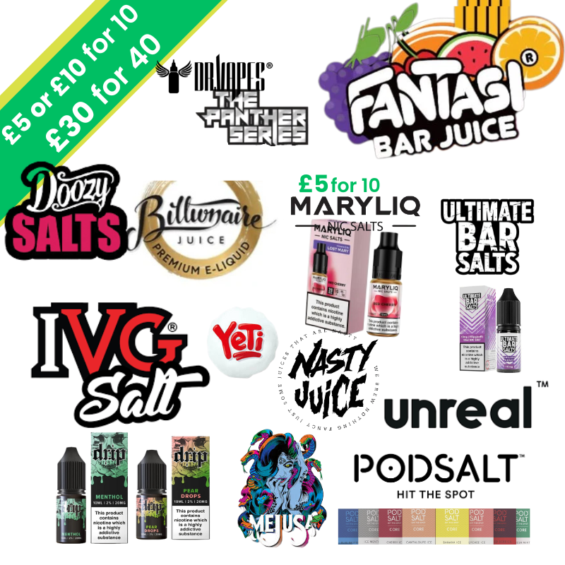 Salts Mystery Deal (£10 for 10)