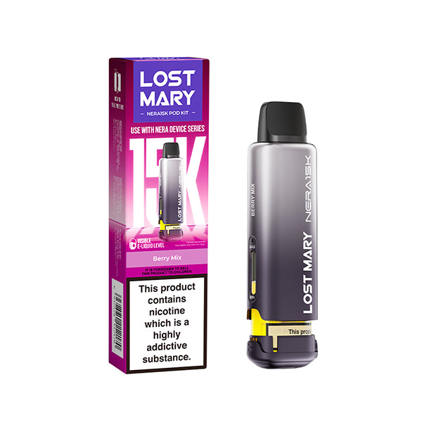 Lost Mary Nera 15K Pod Pack | 2% Nicotine