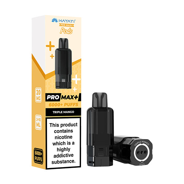 Hayati Pro Max+ Prefilled PODS (£6 or 5 for £26)