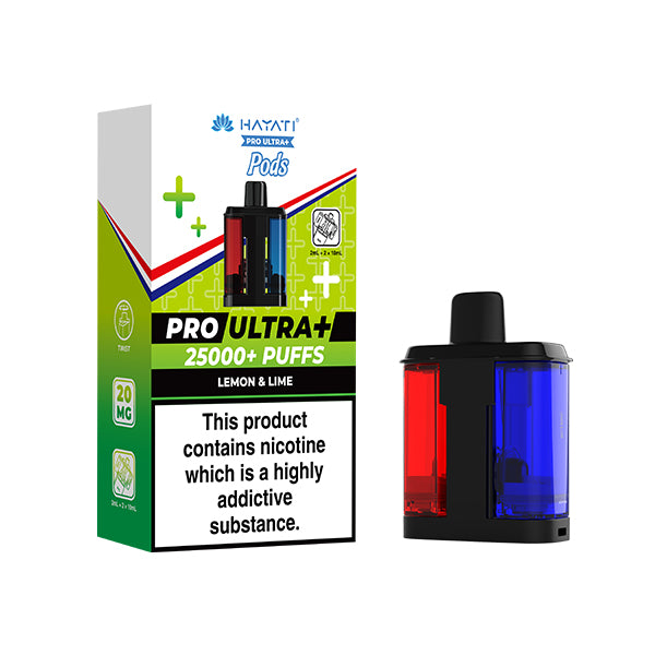 Hayati Pro Ultra+ PODS (£8 or 4 for £28)