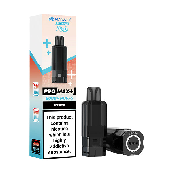 Hayati Pro Max+ Prefilled PODS (£6 or 5 for £26)