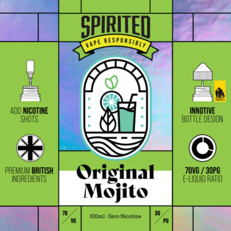 Spirited 100ml + 2 Nics £3