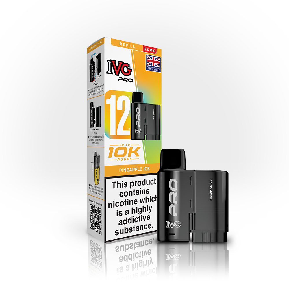 IVG Pro 12 Prefilled PODS 20mg (£5)