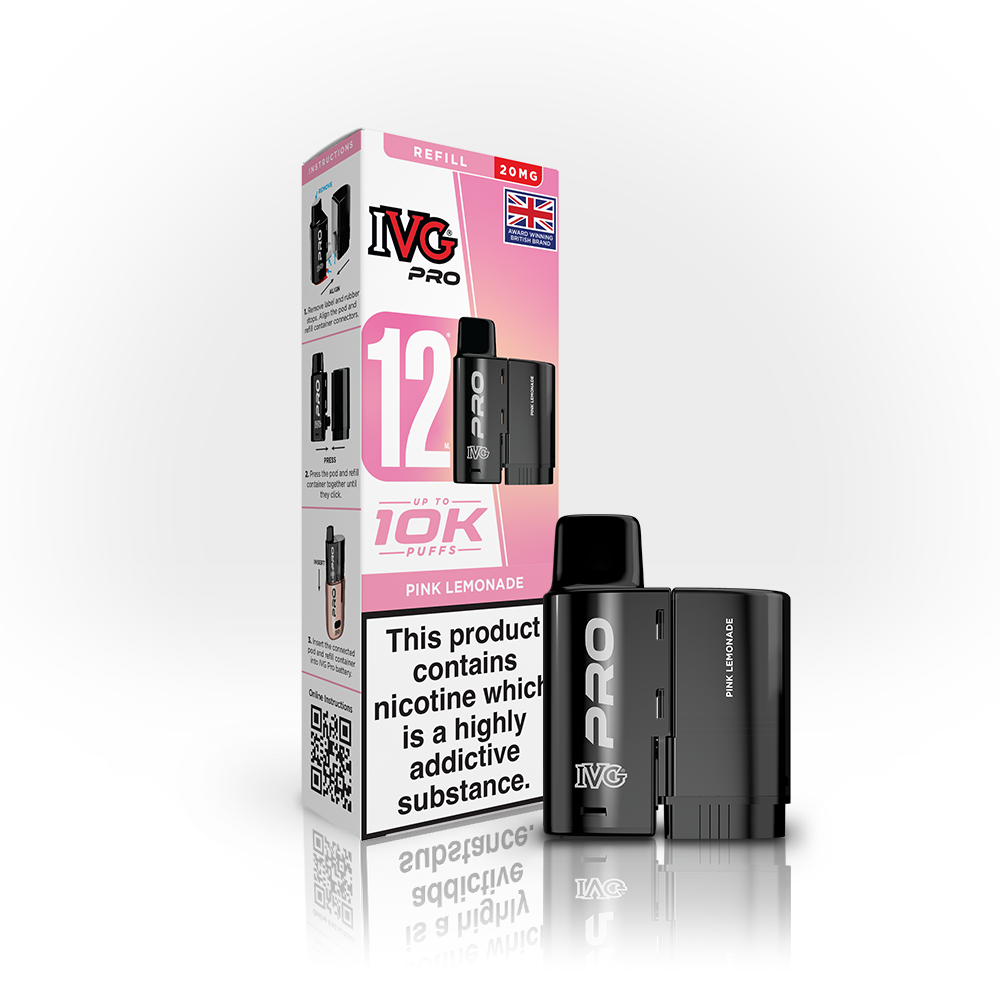 IVG Pro 12 Prefilled PODS 20mg (£5)