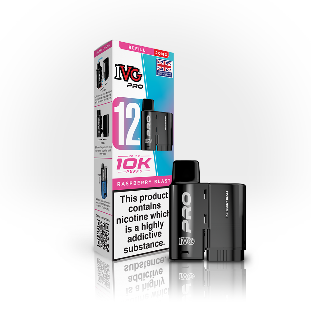 IVG Pro 12 Prefilled PODS 20mg (£5)
