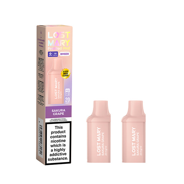 Lost Mary BM600 Mini Prefilled PODS (£4 or Box of 10 £32)