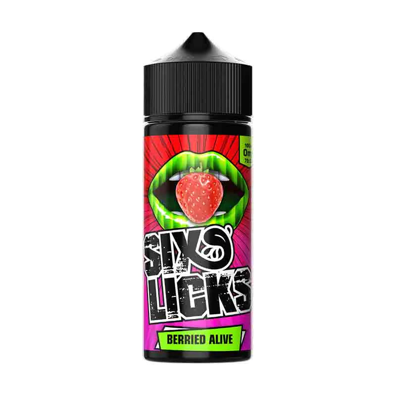 Six Licks 100ml + 2 Nics £10