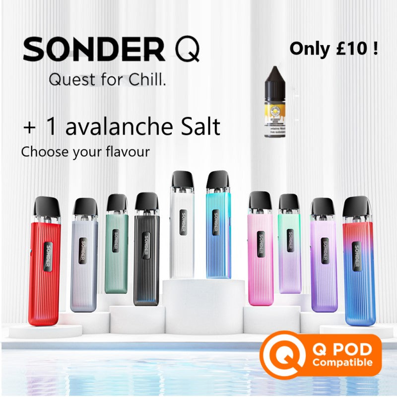 Geekvape Sonder Q Pod Kit + Free Salt £6