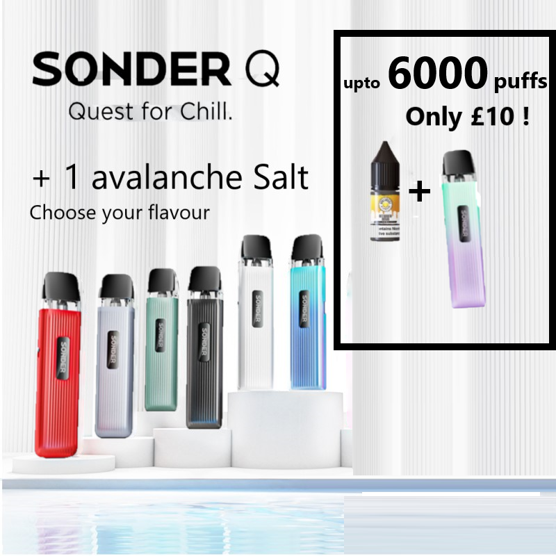Geekvape Sonder Q Pod Kit + Free Salt £6