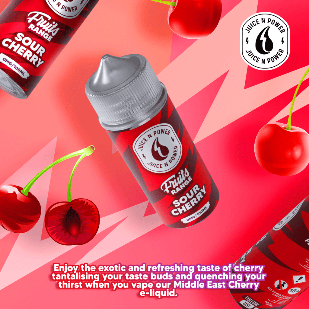 Juice N Power Fruits range 100ml + 2 Nics