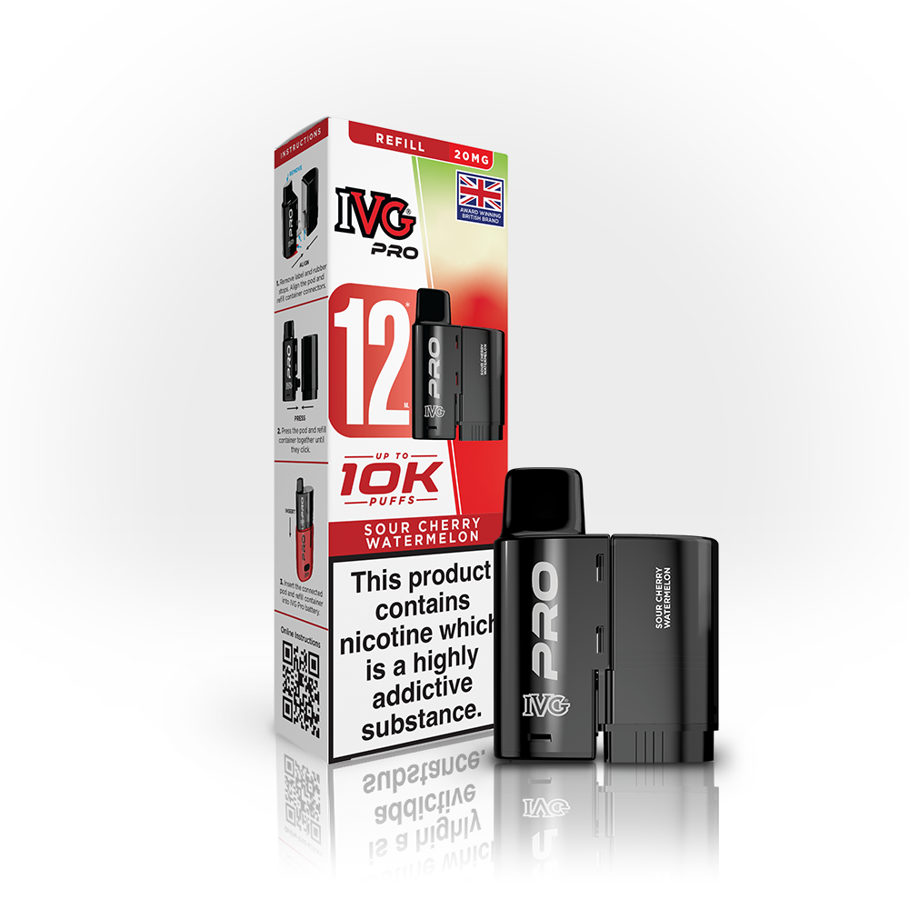 IVG Pro 12 Prefilled PODS 20mg (£5)