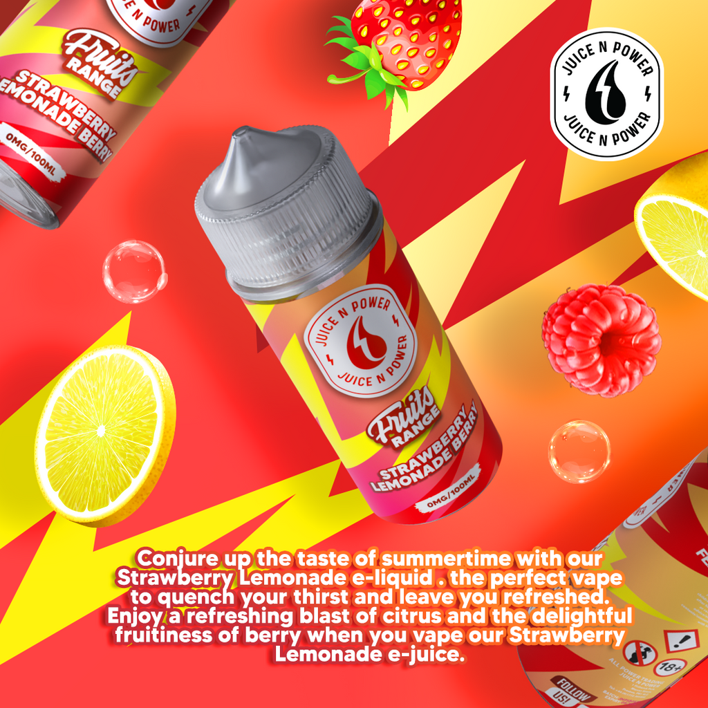 Juice N Power Fruits range 100ml + 2 Nics