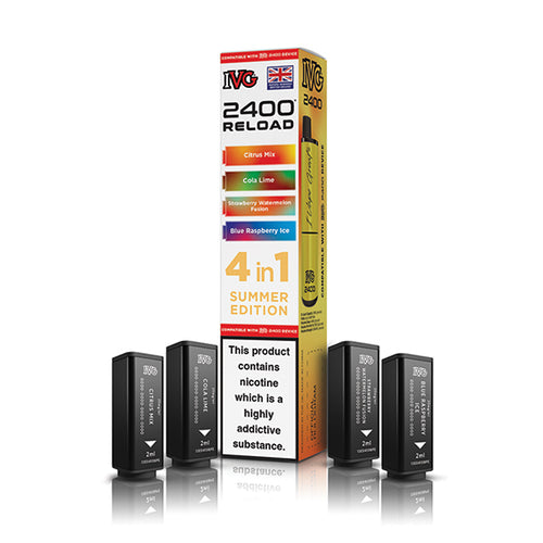 IVG 2400 Reload PODS (£6 or 5 for £27) IVG 2400 Reload PODS (£6 or 5 for £27)