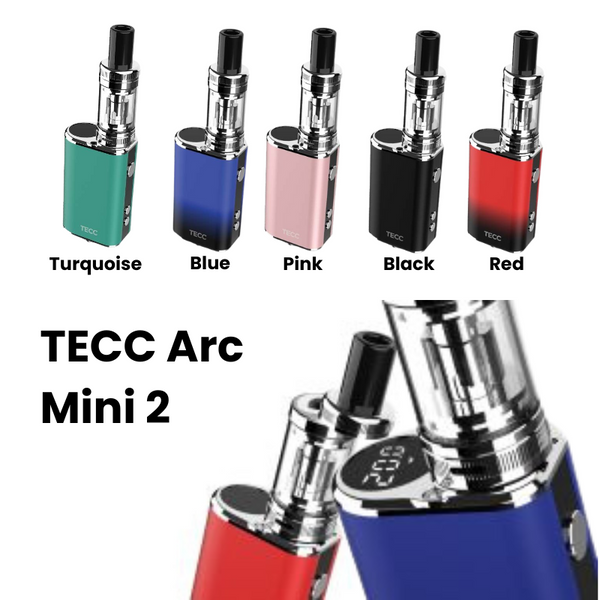Eleaf Mini Istick TECC Arc Mini 20W Vape Kit - Dazzling Color, 2ml Tank,  Nicotine Free (0mg), Compact & Easy To Use